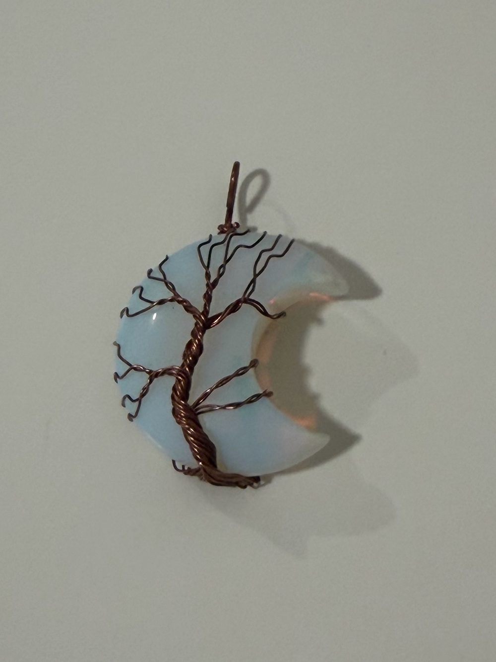 Opalite Moon Pendant